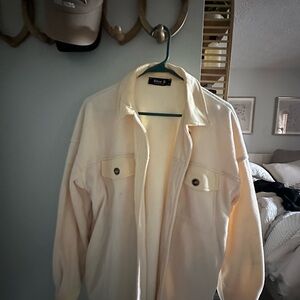 Blue B Cream Shacket